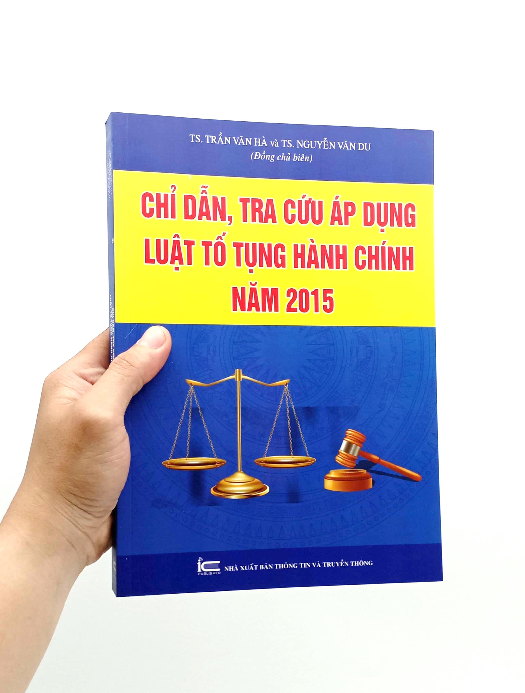 Chỉ Dẫn, Tra Cứu Áp Dụng Luật Tố Tụng Hành Chính Năm 2015