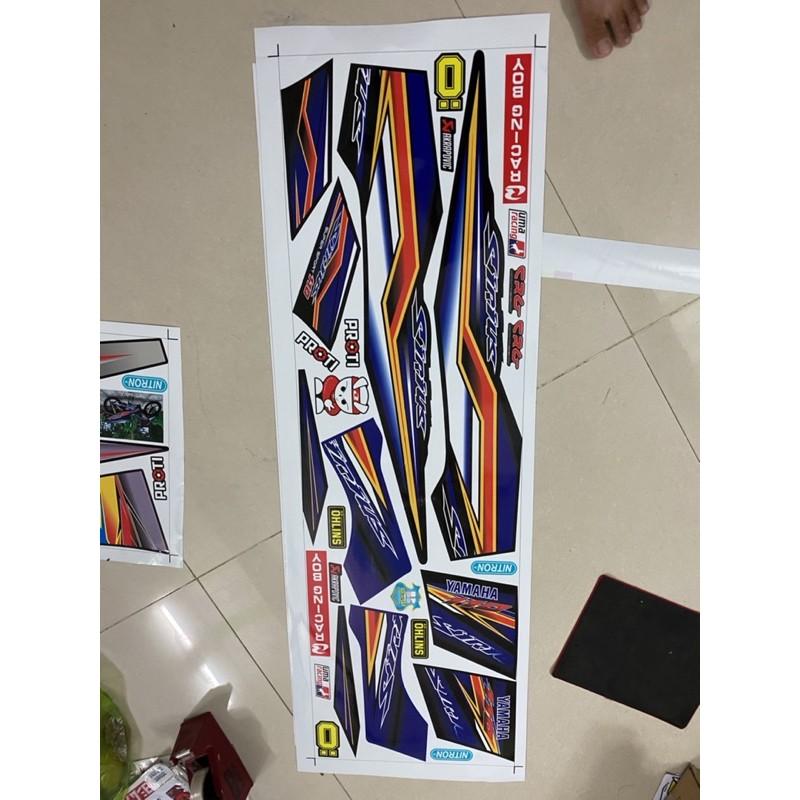 Tem rời dành cho xe sirius xanh đen