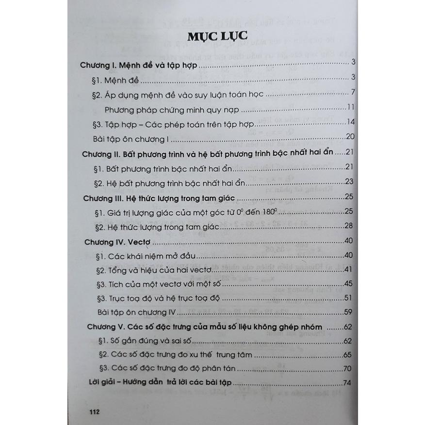 Bài Tập toán Lớp 10 - Cơ Bản Và Nâng Cao Tập 1