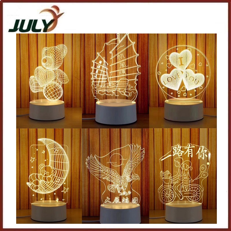 ĐÈN NGỦ LED 3D NHIỀU HÌNH - JL