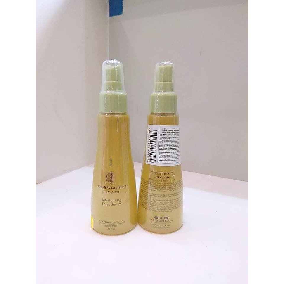 Xịt khoáng phun sương giàu dưỡng chất Tenamyd Moisturizing Spray Serum 120ml cung cấp dưỡng chất, nước và độ ẩm theo công nghệ tiên tiến nhất, giảm mỏi mệt, căn thẳng trên khuôn mặt