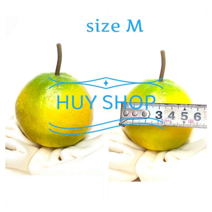 COMBO 3 TRÁI QUÝT VÀNG - TRÁI CÂY GIẢ