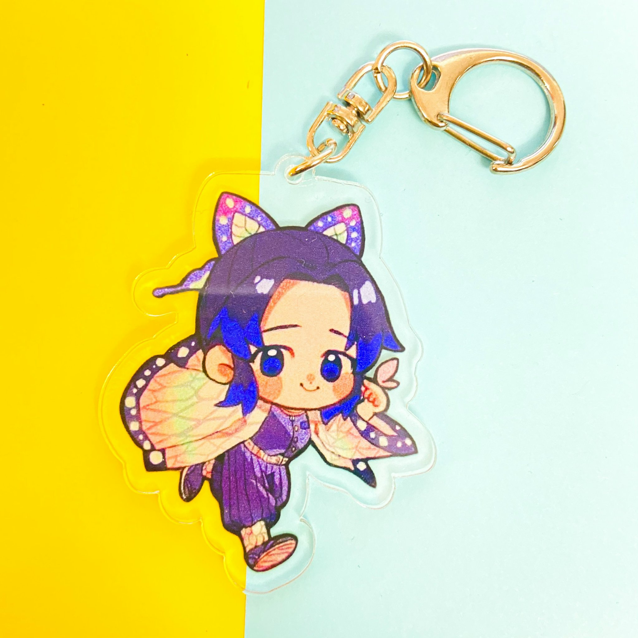 ( Mica trong acrylic ) Móc khóa KIMETSU NO YAIBA THANH GƯƠM DIỆT QUỶ VER THIÊN NHIÊN quà tặng xinh xắn dễ thương in hình anime chibi (MẪU GIAO NGẪU NHIÊN)