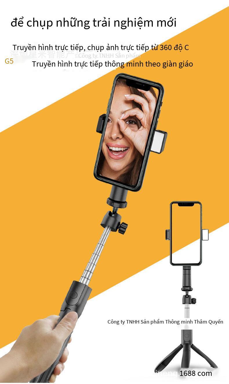 Khuyến mại gậy selfie 360 độ bluetooth HD gimbal G05 smart face theo giá đỡ Selfie all-in-one ổn định