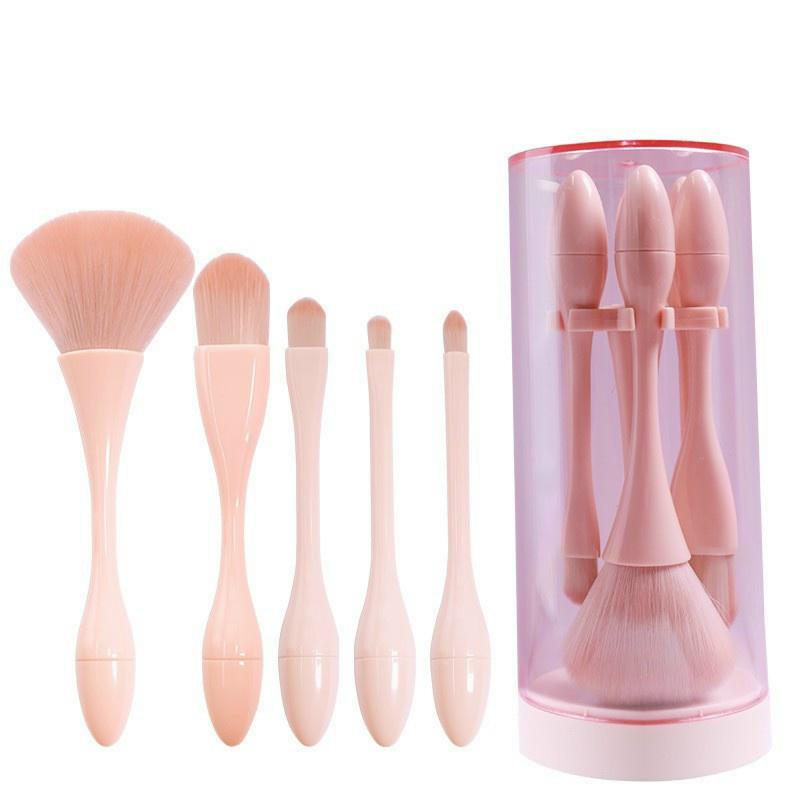 Bộ cọ trang điểm cá nhân 5 cây Màu Hồng siêu CUTE