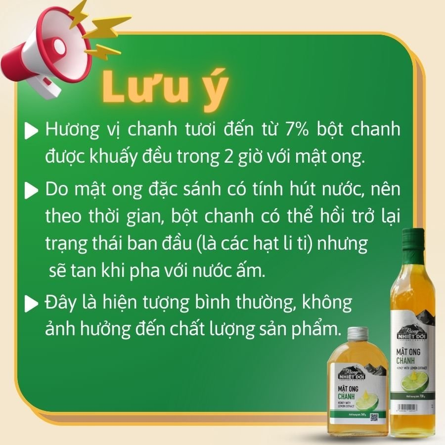 Mật ong Chanh - Honimore 360g - tiện lợi, tăng đề kháng