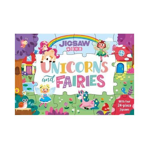 Jigsaw Book: Unicorns And Fairies