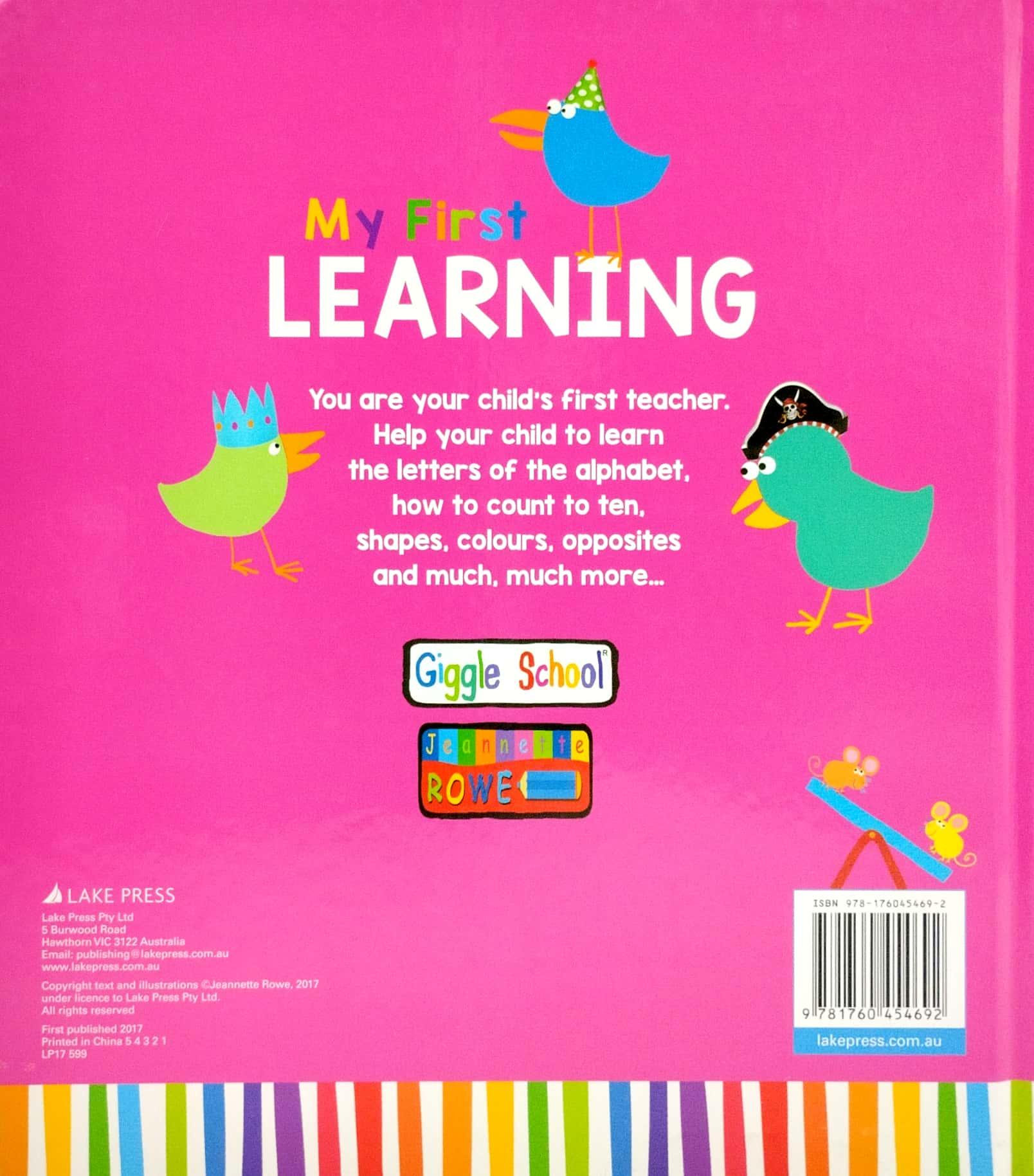 My First Learning Board Book