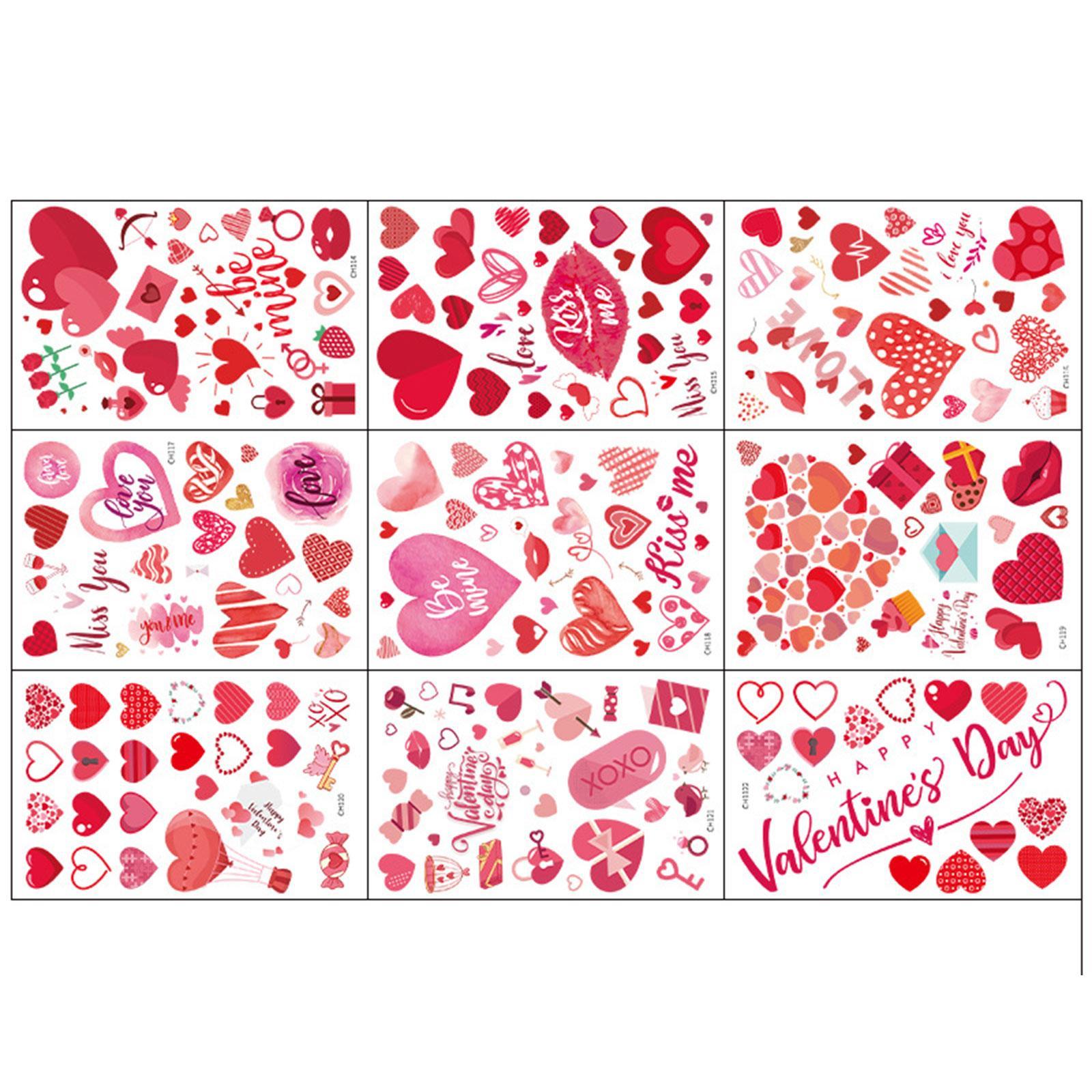 9x Valentine'S Day Window Clings Valentines Decoration for Home Office  Decor - Giá Tiki khuyến mãi: 193,000đ - Mua ngay! - Tư vấn mua sắm & tiêu  dùng trực tuyến Bigomart