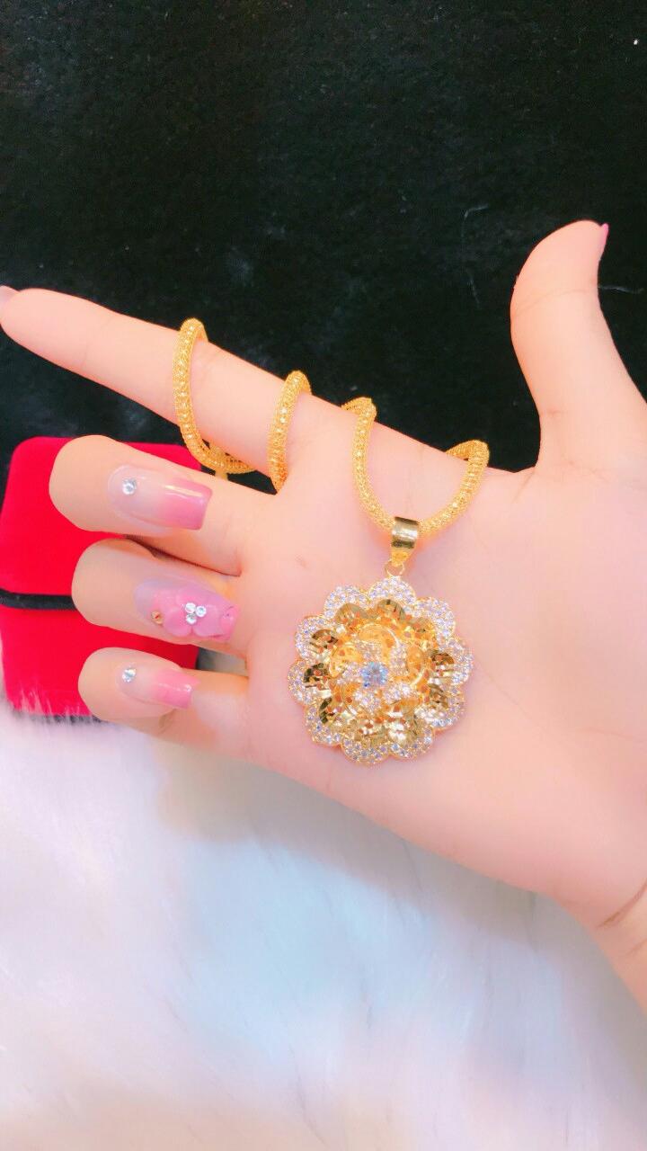 Dây chuyền nữ dát vàng 18k EKPM04
