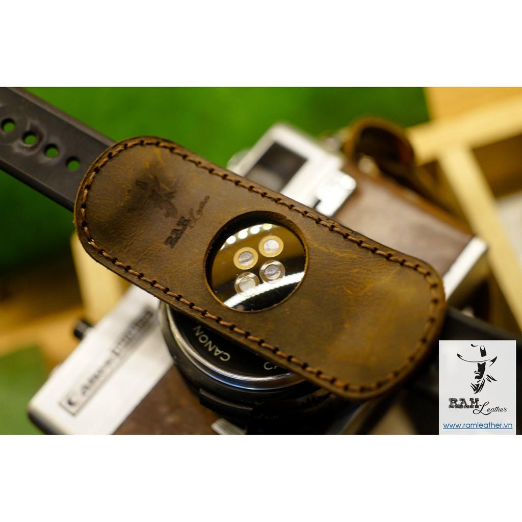 TẤM ĐỆM BUNDSTRAP RAM B1 DA SÁP NGỰA ĐỂ KẾT HỢP VỚI DÂY ZIN CỦA APPLE WATCH - RAM LEATHER