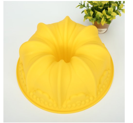 Khuôn Silicon Rau Câu Làm Bánh Bundt 25cm