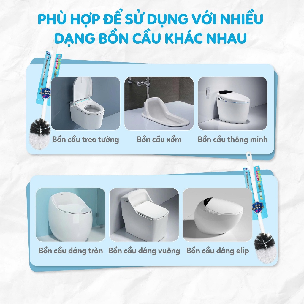 Cây Chà Bồn Cầu Kháng Khuẩn Hình Chữ S MyJae