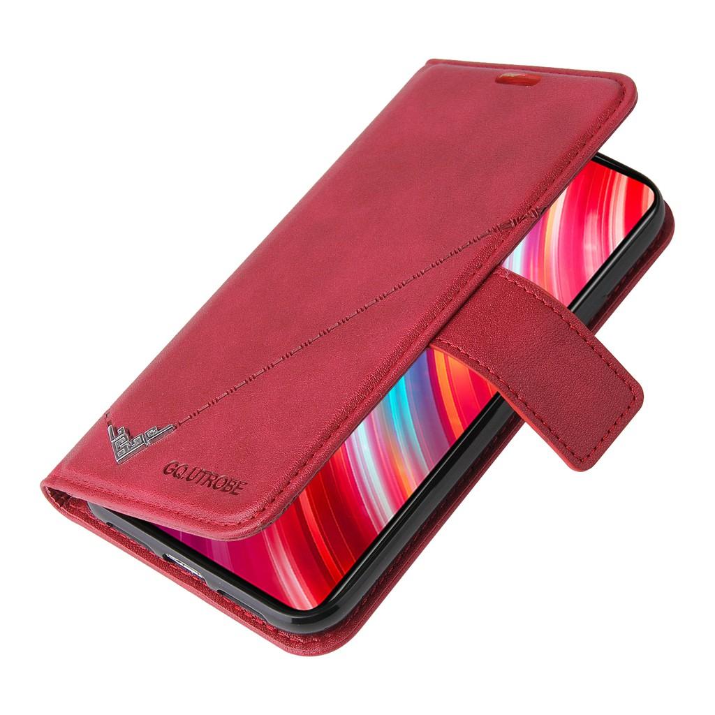 Ốp điện thoại da PC PU cứng dạng ví nắp lật cho Xiaomi Redmi Note 8 Pro Note 8T Note 7 Redmi 8 8A 7A