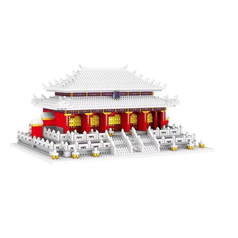 Đồ chơi lắp ghép kiến trúc thế giới cung điện thái hòa mô hình lâu đài cho người lớn xếp hình phong cách diy nanoblock