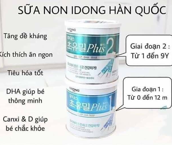 Sữa non cho bé từ 1-9 tuổi Ildong Plus 2 Hàn Quốc giúp trẻ phát triển trí não, xương, răng, tăng sức đề kháng, tiêu hóa tốt - QuaTangMe Extaste