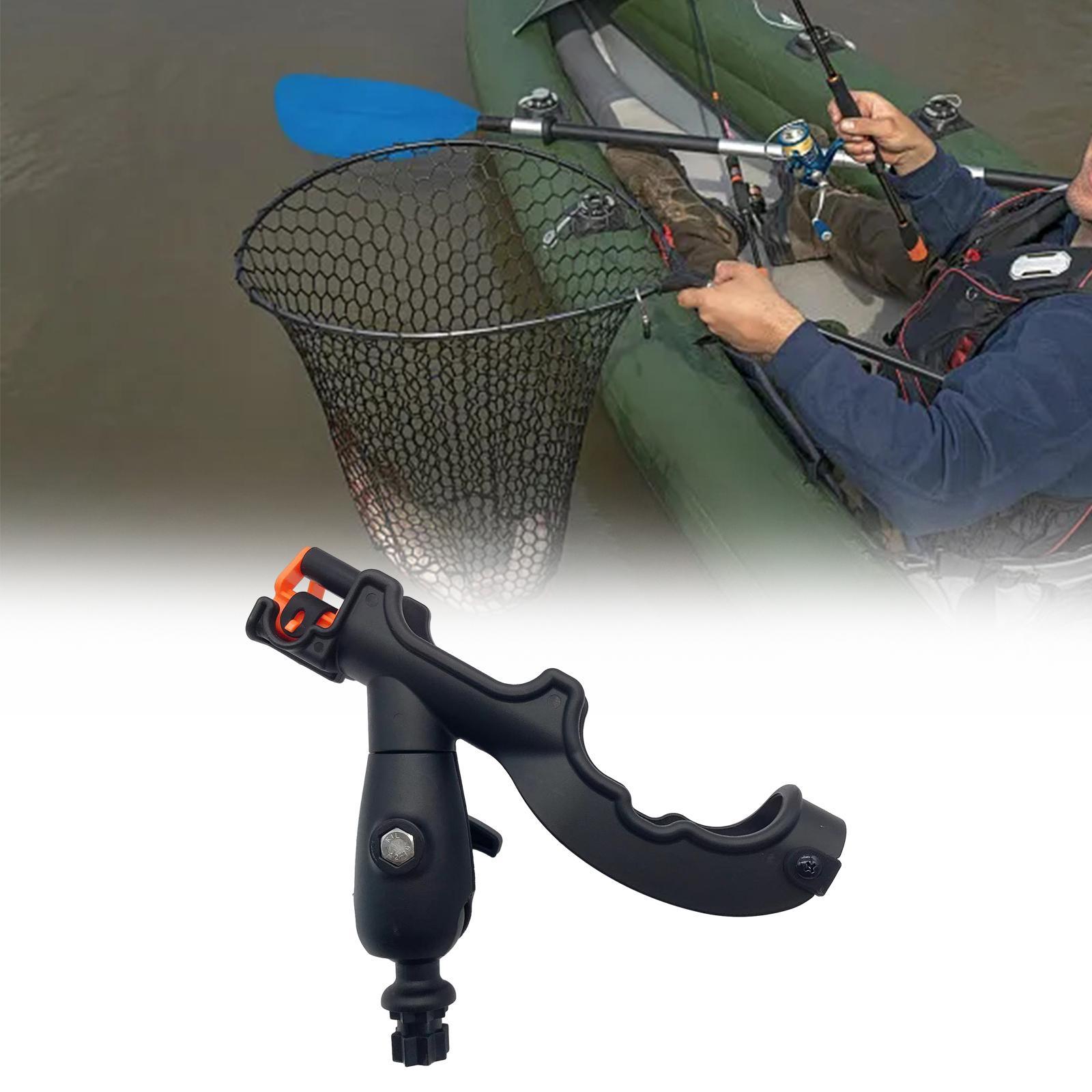 Fishing Rod Holder Swivel Nylon Stand Large Clamp for Kayak Canoe Yacht