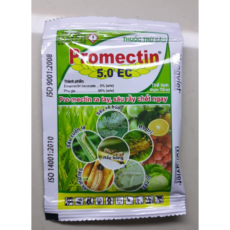 Thuốc Trừ Sâu Sinh Học ProMecTin 5.0EC 1 Gói 10ml