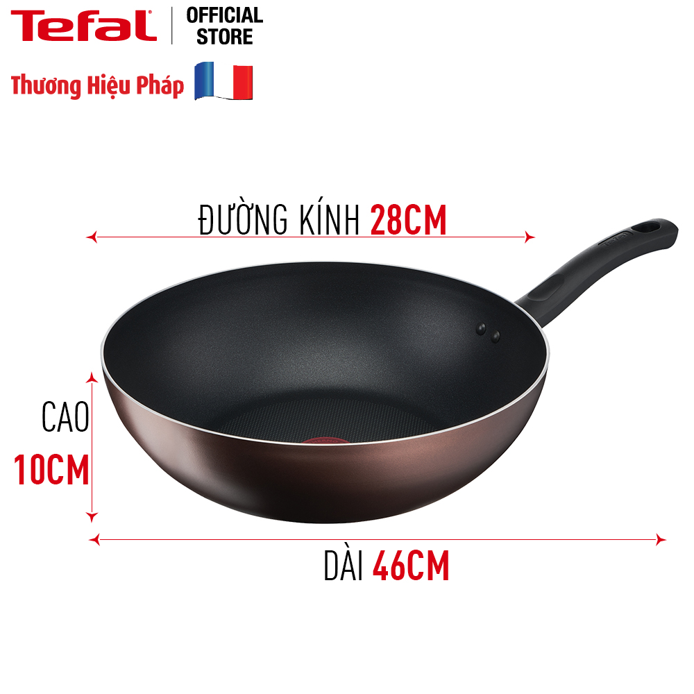 Bộ 3 nồi chảo chống dính đáy từ Tefal Day by Day dùng cho mọi loại bếp (nồi 20cm, chảo 24cm và 28cm) - Hàng chính hãng