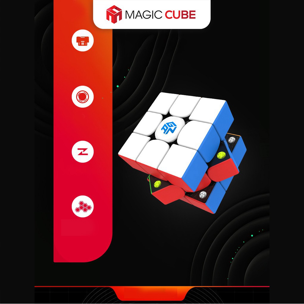 Rubik 3x3 GAN 356 M Có Nam Châm Lite/Standard