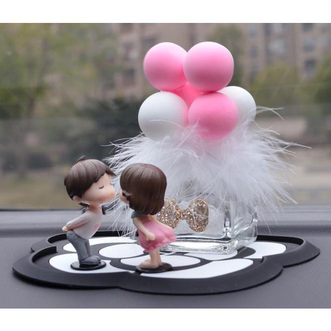 Set decor búp bê trang tri taplo ô tô, táp lô xe hơi- Hoàng Đông shop
