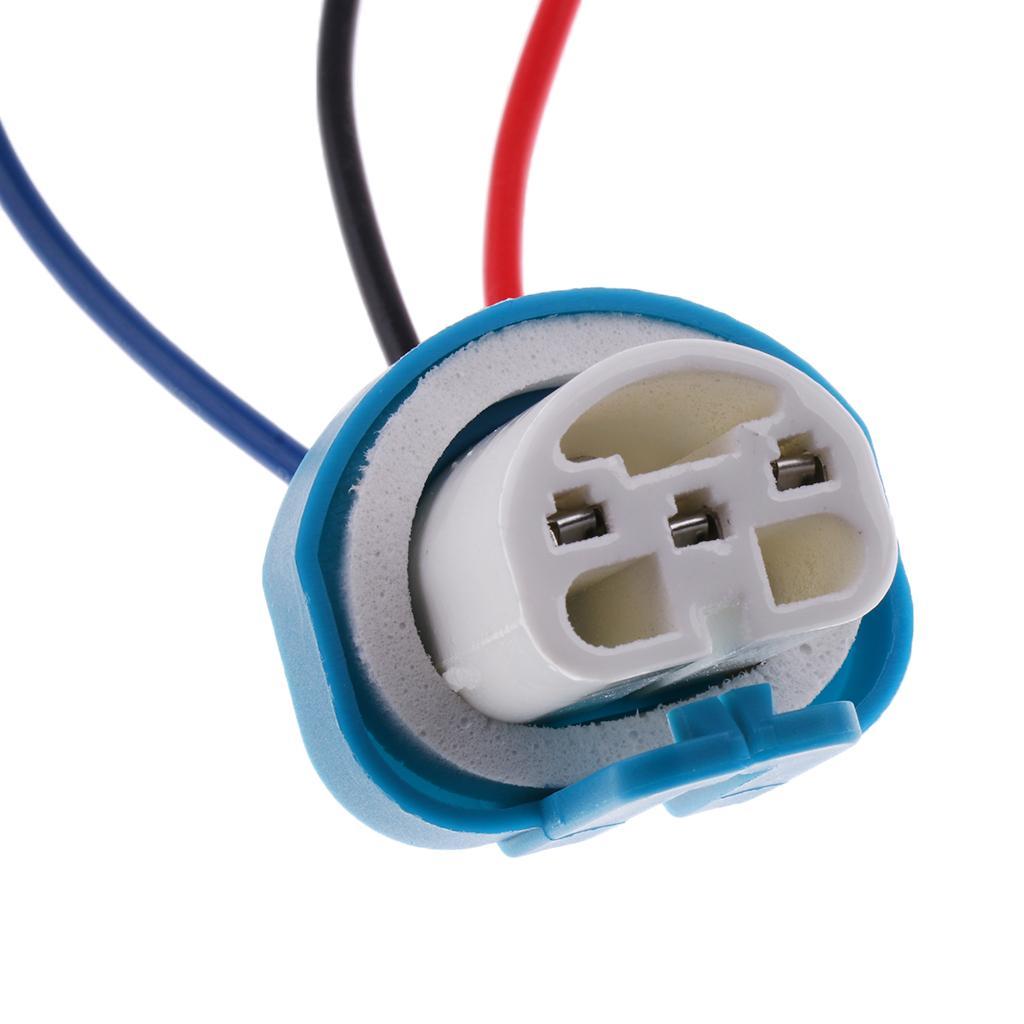 9007 Headlight Light Replacement Holder Female Socket Wire Harness Adapter