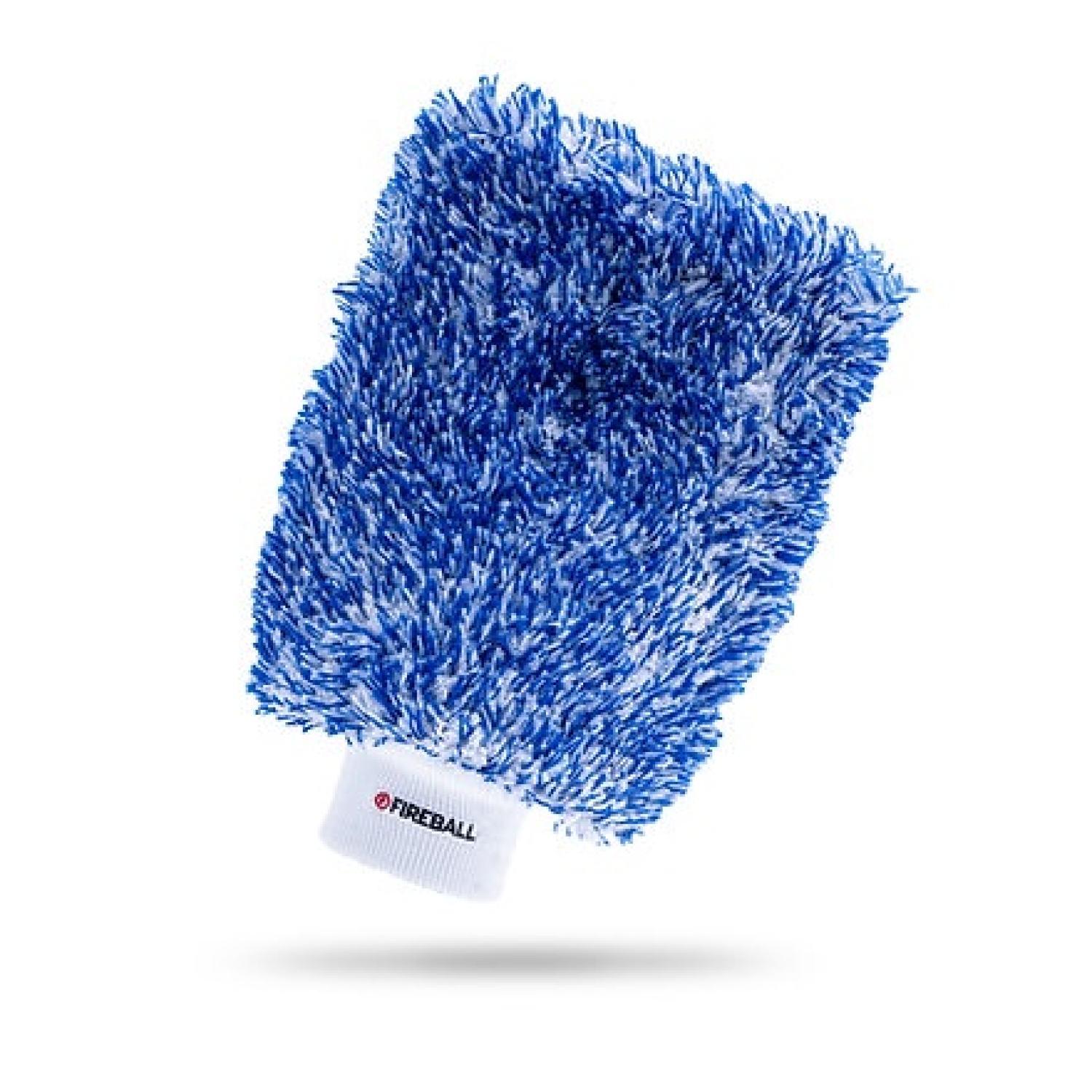 GĂNG TAY RỬA  XE Ô TÔ CAO CẤP FIREBALL WASH MITT LÀM TỪ SỢI TỔNG HỢP MICROFIBER,  KT: 25χ20X6CM, XUẤT XỨ HÀN QUỐC