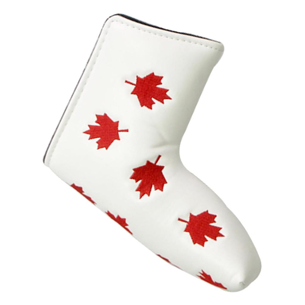 Waterproof Golf Blade Putter Head Cover Boot Headcover Protector Boots White