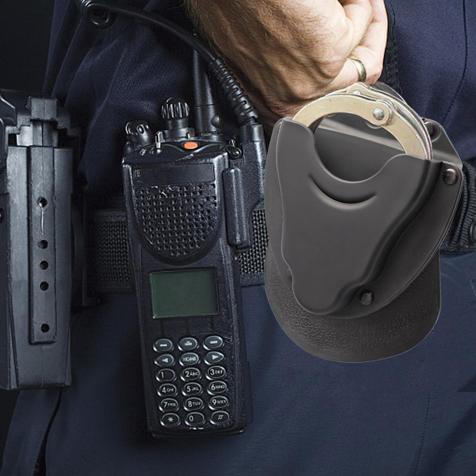 Handcuff Case Quick Release Belt Clip Molle Pouch for Outdoor Men