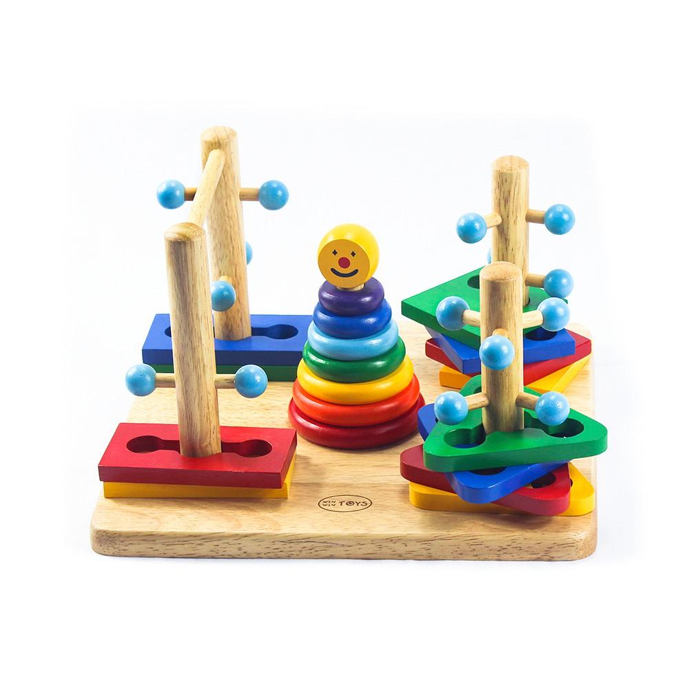 Đồ chơi gỗ Đường luồn lý thú | Winwintoys 65072 | Rèn luyện sự khéo léo và kiên nhẫn | Đạt tiêu chuẩn CE và TCVN