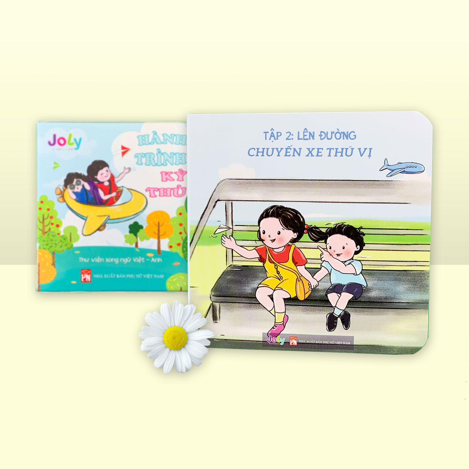 Bộ 6 cuốn sách thư viện song ngữ Việt - Anh cho bé - Hành Trình Kỳ Thú - Hapiki book