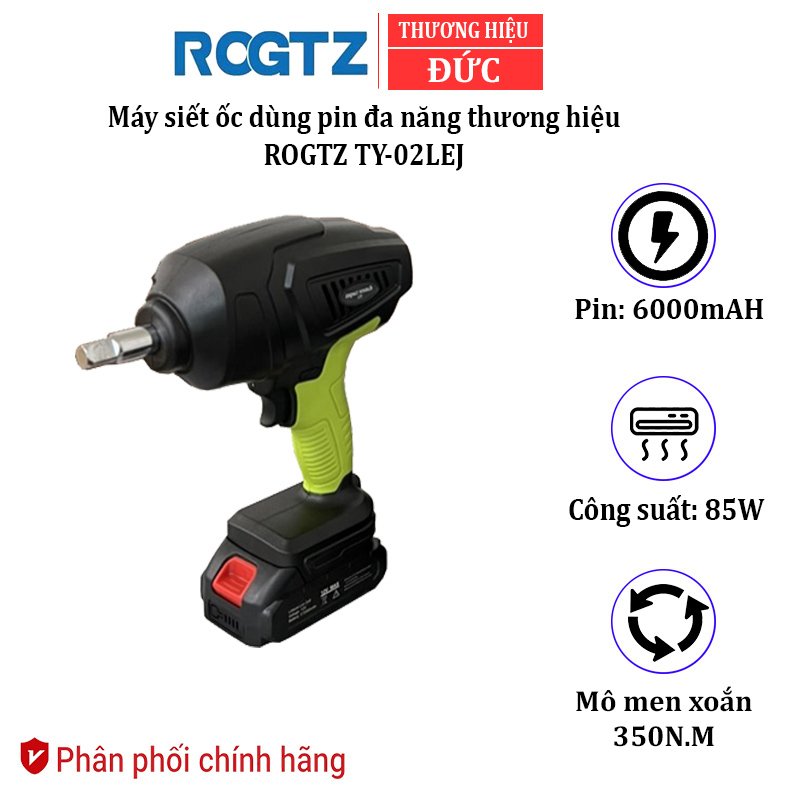 Máy siết ốc dùng pin đa năng thương hiệu ROGTZ TY-02LEJ - Công suất: 85W - HÀNG NHẬP KHẨU