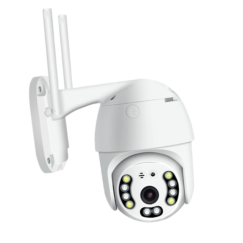 -10  1080P WiFi P2P PTZ IP Outdoor Dome Pan Tilt Camera Motion Alarm