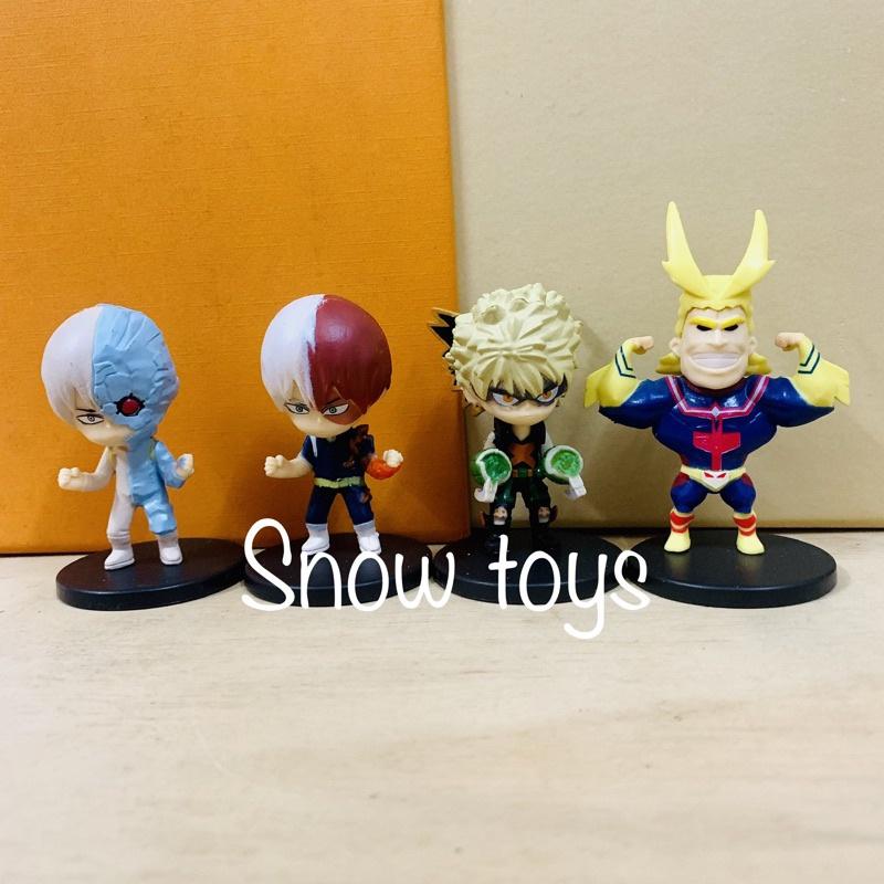 Mô hình My Hero Academia - Bán lẻ mô hình học viện siêu anh hùng All Might Midoriya Bakugo Todoroki Ida Stain - Cao 7cm