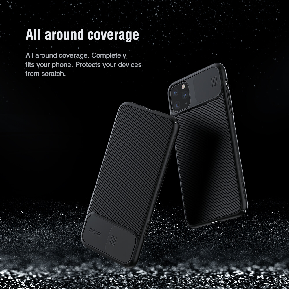 Ốp lưng chống sốc bảo vệ Camera cho iPhone 11 Pro Max  hiệu Nillkin Camshield  - Hàng chính hãng