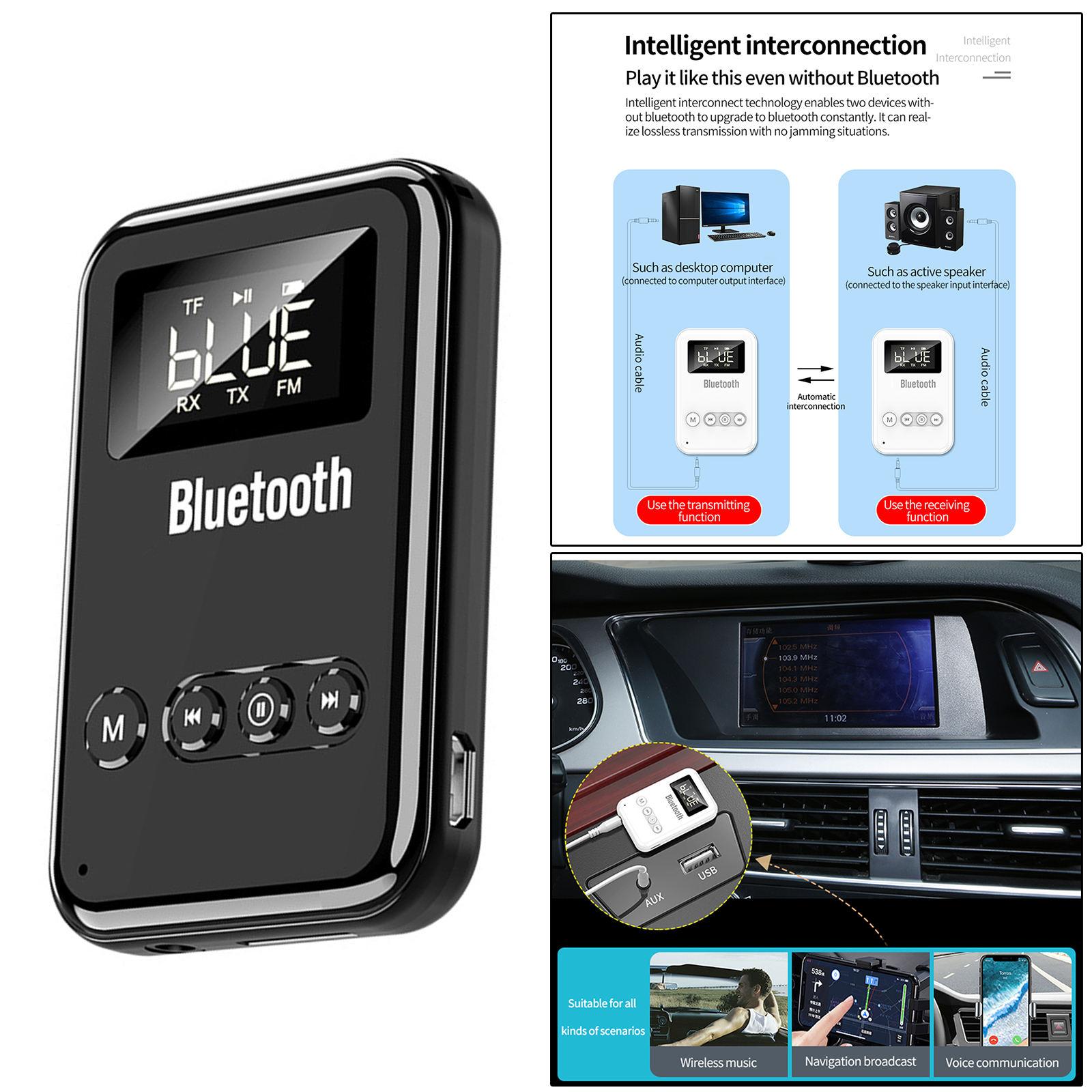 Bluetooth 5.0 Adapter Transmitter Receiver for TV PC FM Wireless Low Latency