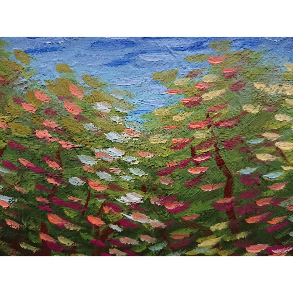 Mùa Hạt Dẻ - Tranh Sơn Dầu Vẽ Tay 30x40cm