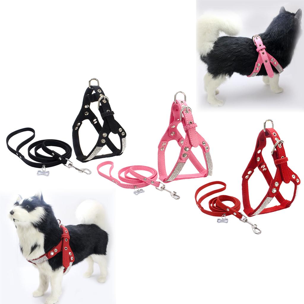 Adjustable Pet Dog Harness Anti-Twist Leash Set for Small Medium Large Dogs