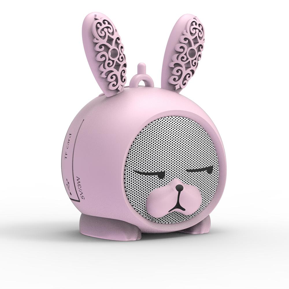 Loa Bluetooth di động Rabbit V5.0 Micrô điều chỉnh âm lượng Màu sắc: Xanh dương