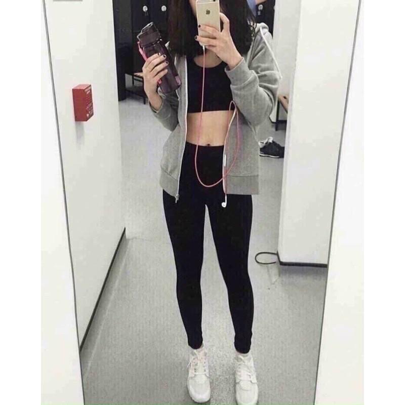 Quần leging nỉ lót lông siêu hít