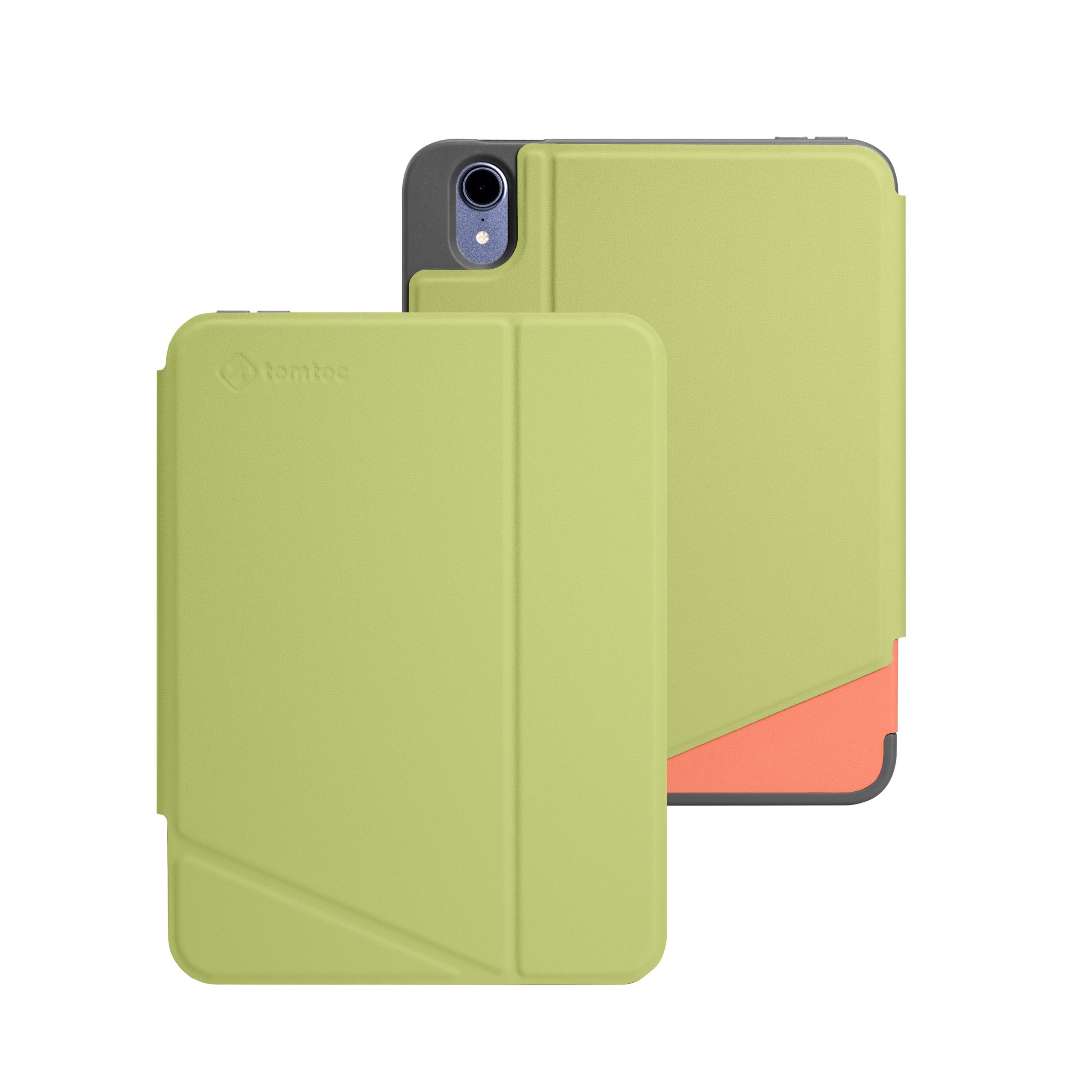 Bao Da dành cho iPad Mini 6 8.3" Tomtoc Vertical Case Có Ngăn Đựng Bút Dựng Đa Góc - Hàng Chính Hãng