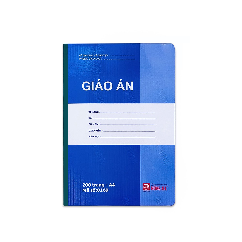 Sổ Giáo Án HH 200 Trang A4 Bìa Sổ Màu Sắc Trang Nhã, Lịch Sự, Ruột Kẻ Ngang May Và Dán Gáy. Bề Mặt Giấy Trơn Mịn, Viết Đưa Bút Dễ Dàng.