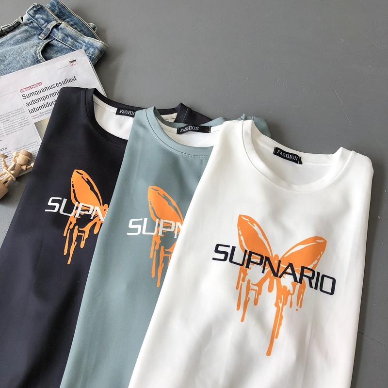 Áo Thun Form Rộng Dài Tay Họa Tiết Sọc Ngang 3 Màu Thời Trang Dành Cho Nam