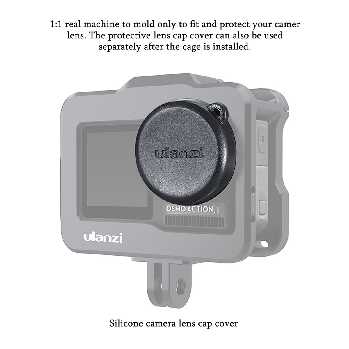 Ulanzi OA-2, Nắp Silicon Bảo Vệ Lens Cho DJI OSMO ACTION - Hàng Chính Hãng