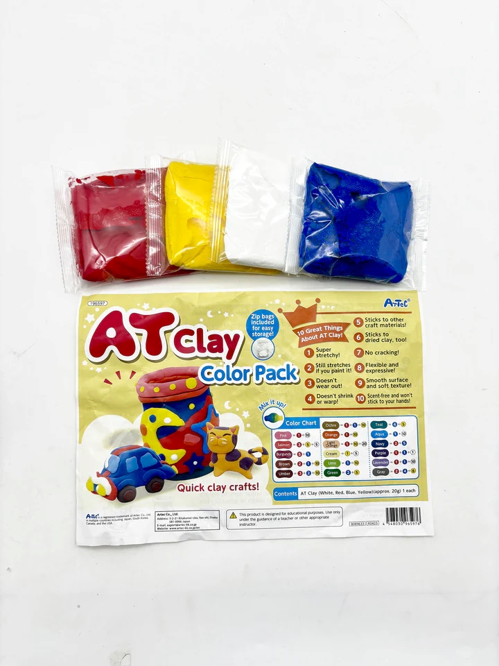 Đồ chơi đất nặn Artec - Bộ 4 màu - Dtpbooks