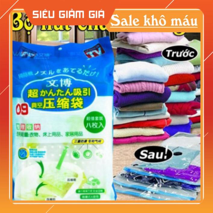 TÚI HÚT CHÂN KHÔNG CẤT CHĂN MÀN QUẦN ÁO