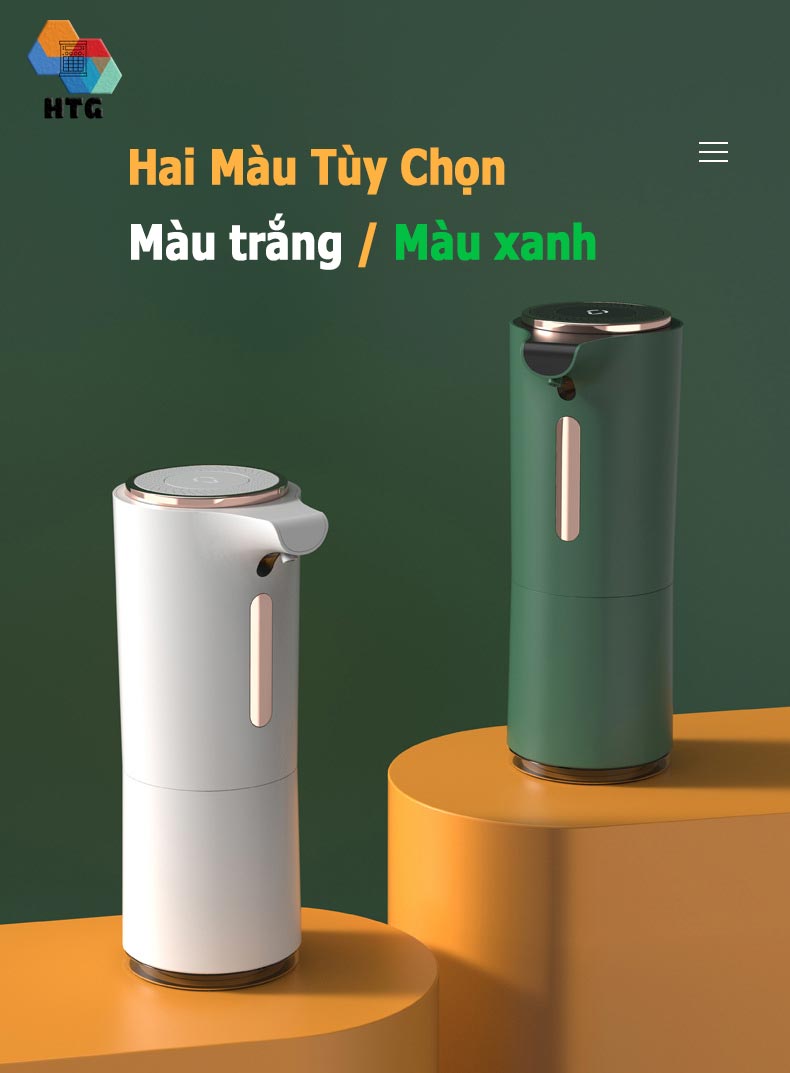 Máy rửa tay tạo bọt Shi Zhipin D23-2 cảm biến hồng ngoại, tích hợp tạo thơm tinh dầu, nước hoa, điều chỉnh được mức phun, sạc USB, hàng chính hãng