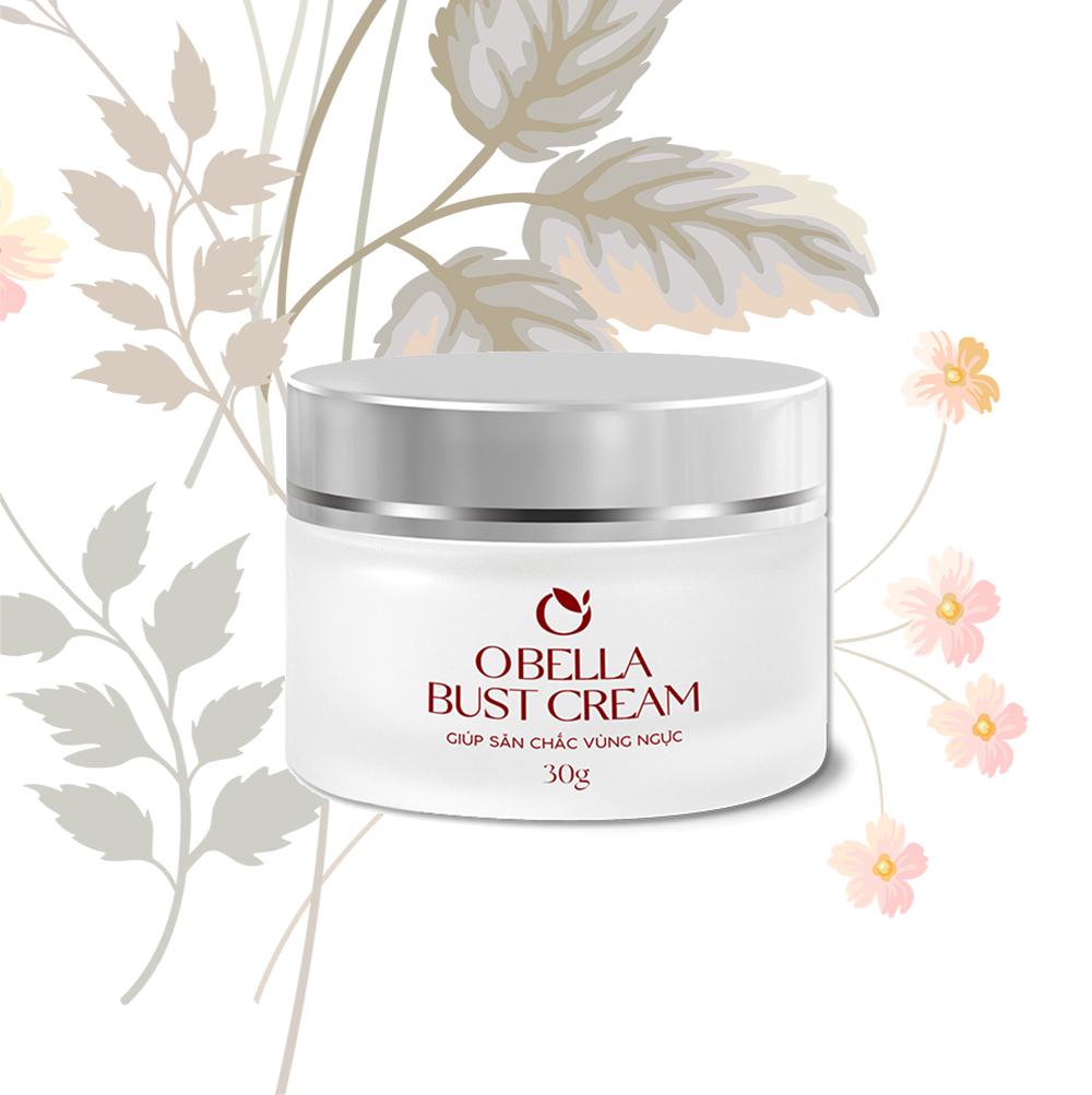 Kem bôi nở ngực Obella Bust Cream giúp tăng 4-5 size, giảm chảy xệ, săn chắc da, căng tròn trắng hồng