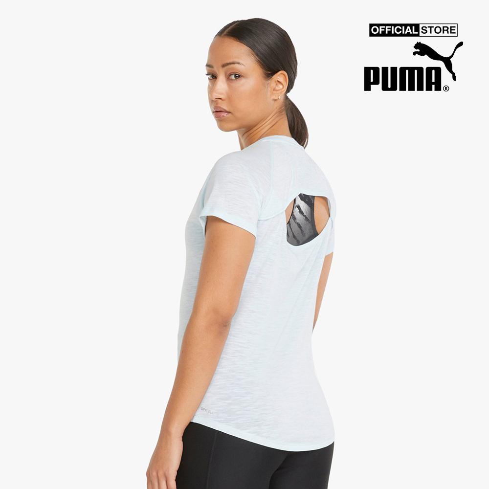 PUMA - Áo thun thể thao nữ ngắn tay 5K Logo 521388