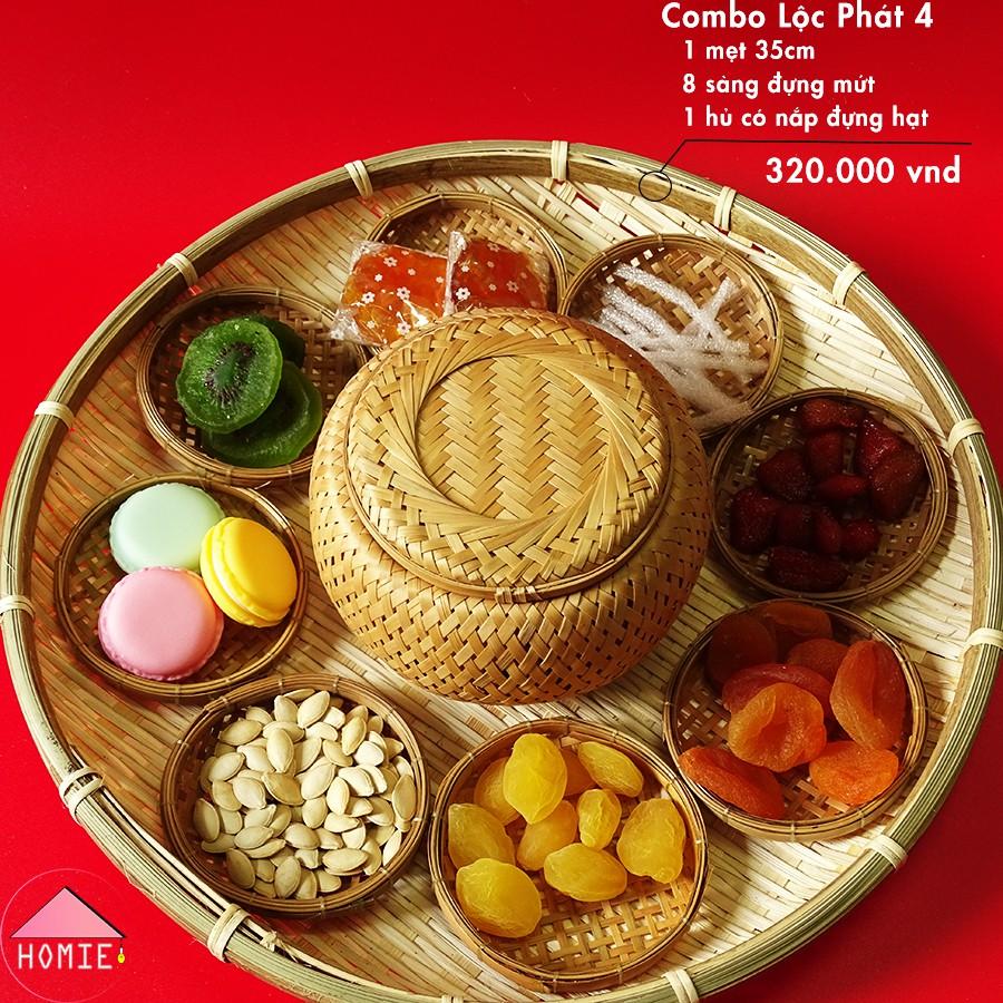 Khay mứt Tết trang trí độc đáo